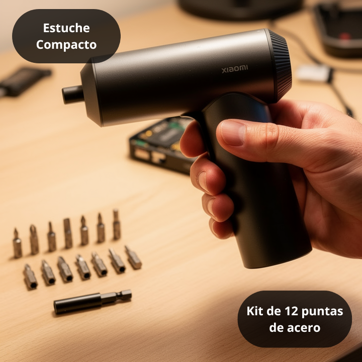 Destornillador Eléctrico Xiaomi - Simple, compacto, elegante