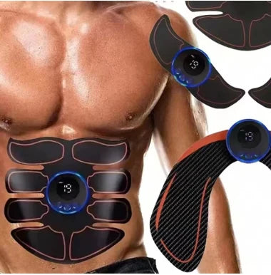 Carga inalámbrica EMS USB ABS abdominal entrenamiento muscular tonificador cuerpo Fitness dispositivo de entrenamiento de cadera chip de forma neutra