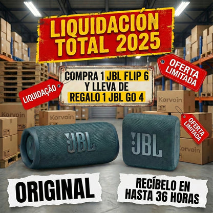 Comprá tu JBL Flip 6 y te REGALAMOS una JBL GO 4