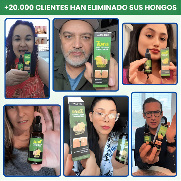 TRATAMIENTO ANTI HONGOS 7 DÍAS 100% NATURAL