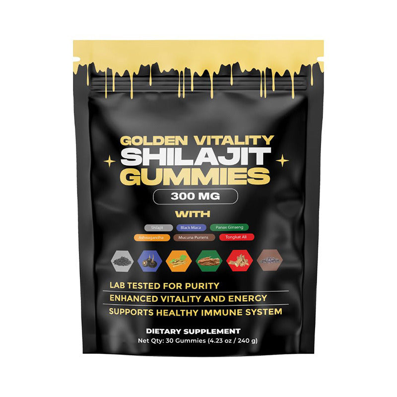 GOMITAS DE SHILAJIT Fórmula 7 en 1 – La Clave Para Recuperar tu VITALIDAD y TESTOSTERONA en 30 días