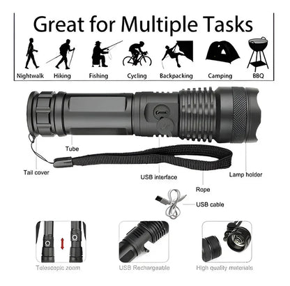 LINTERNA ULTRALUMINIX MILITAR