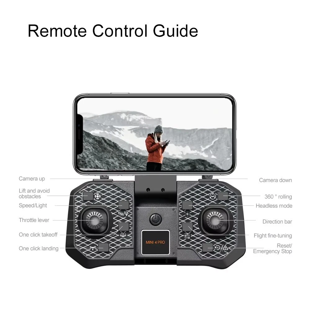 Dron 8K Cámara Dual V600 LED | XIOAMI