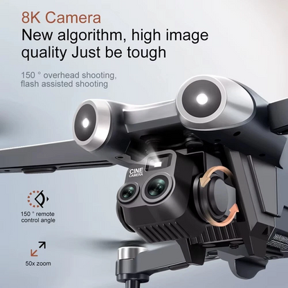 Dron 8K Cámara Dual V600 LED | XIOAMI